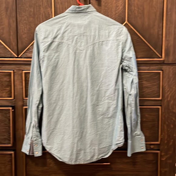 Wrangler Retro® Men's Long Sleeve Shirt - Medium - Pearl Snap - Picture 4 of 4
